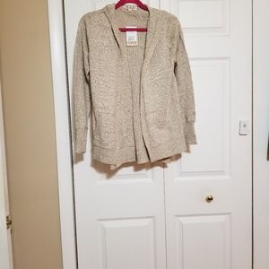 NWT Women's Small Cardigan w/hood